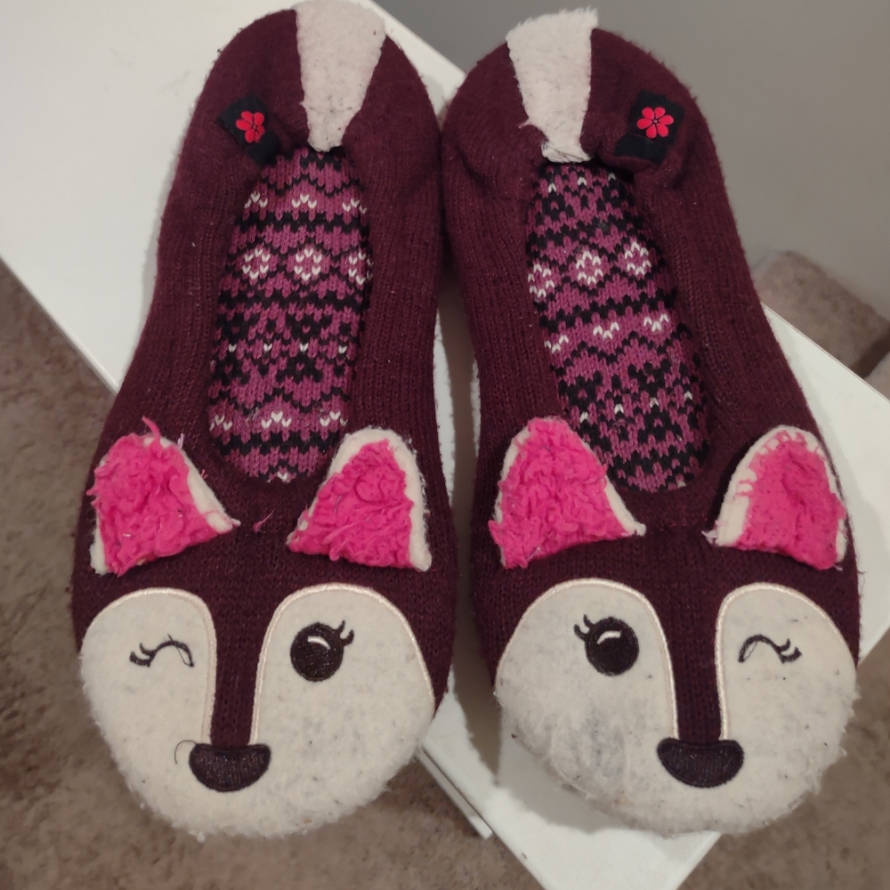 Fox slippers